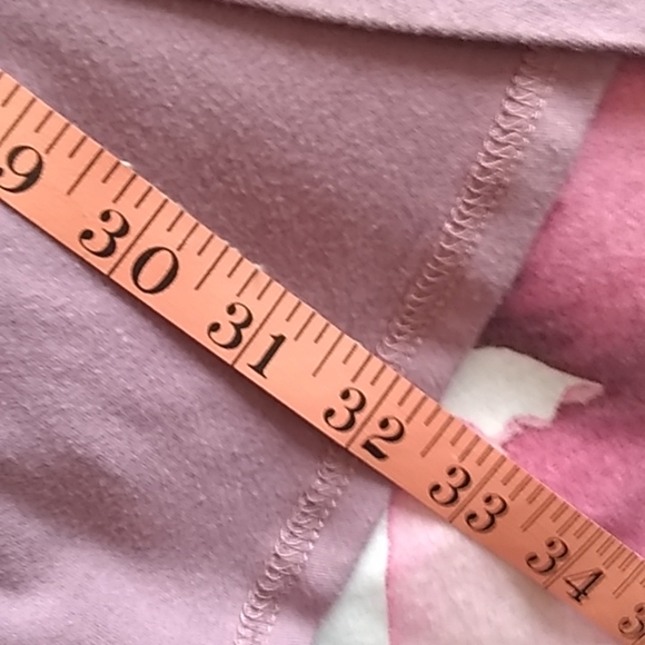 3/4 Sleeve Tunic with an Asymmetrical Hemline, Soft Pink, Size 1X - Picture 5 of 6